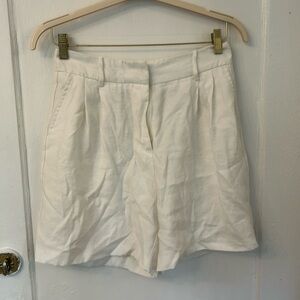 Zara linen Bermuda shorts